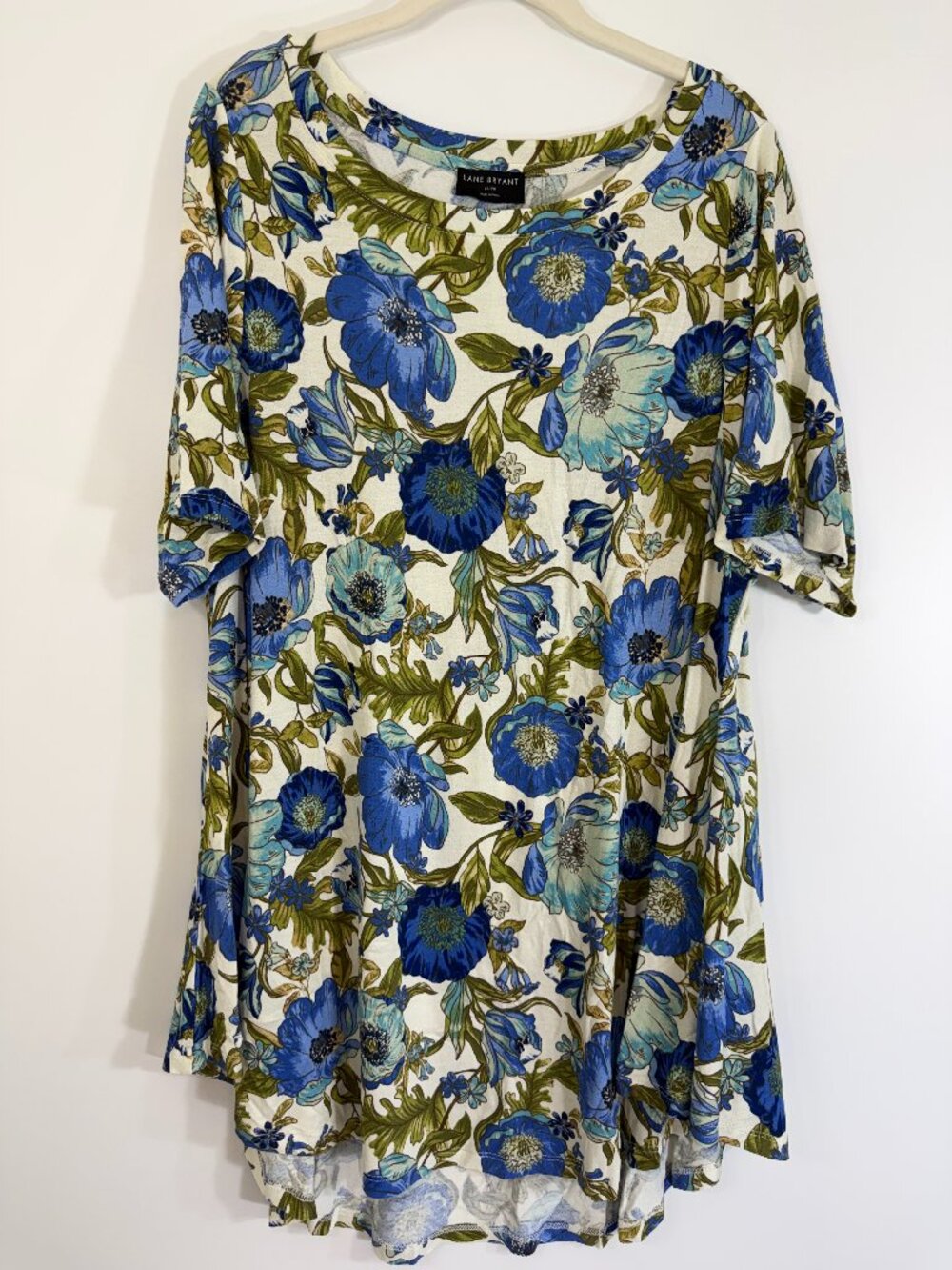New Lane Bryant Blouse Womens 18 20 Plus Size Max Swing Perfect Sleeve Tunic Top - Picture 2 of 15